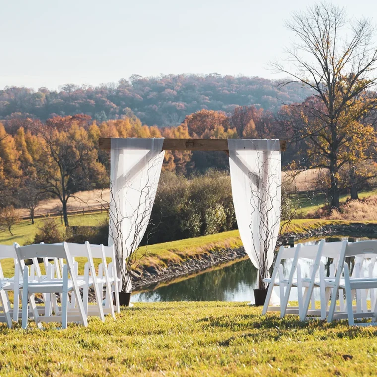 Outdoor wedding